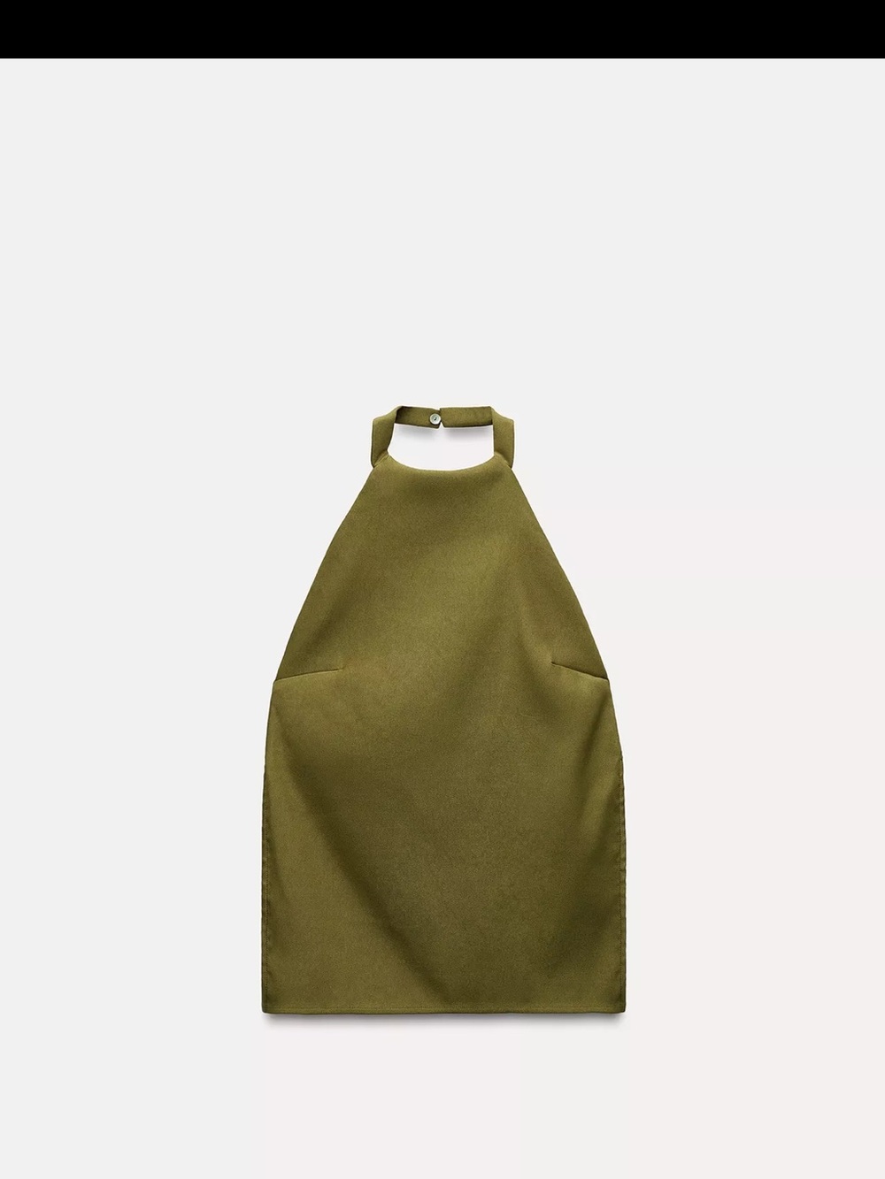 Olive Green Halter Top - Zara
